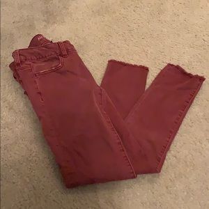 Size 2 super stretch American eagle crop jeans